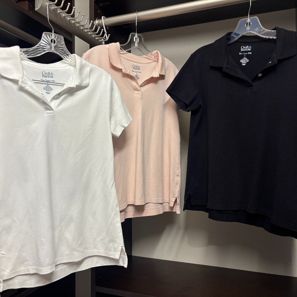 Croft & Barrow Bundle of Polo Shirts Size Small